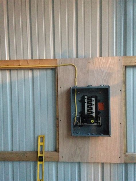 pole barn electrical distribution box|pole barn electrical permit.